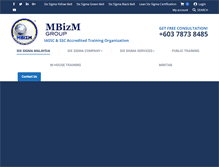 Tablet Screenshot of mbizm.com